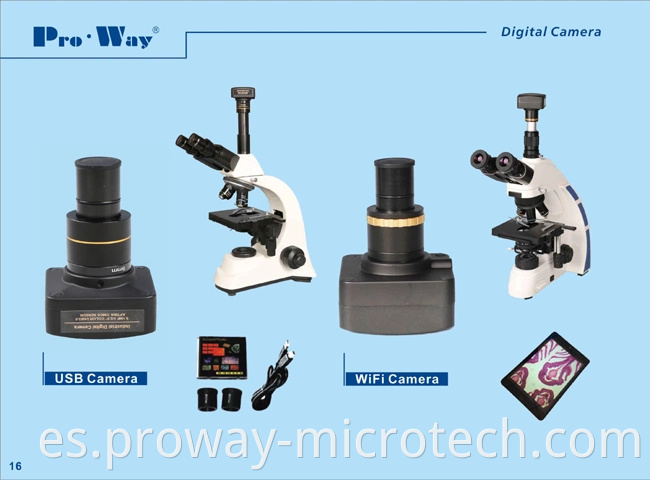 Microscopio USB Cámara digital ocular con software